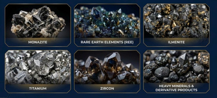 Strategic Mineral Portfolio: Monazite, REE, Ilmenite, Titanium, Zircon, Heavy Minerals